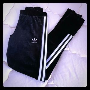 Adidas velvet workout legging tights - Size Small